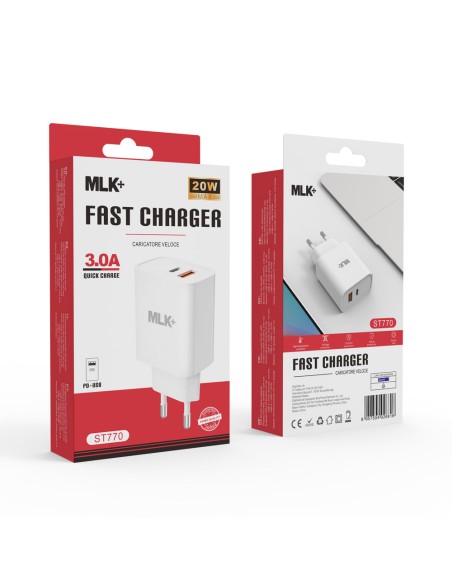 MLK+ Karikatur mit doppelter Öffnung PD+QC