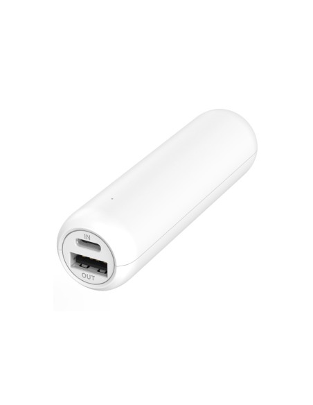 Power bank bianco doppia porta 2.600 mAh PD+USB