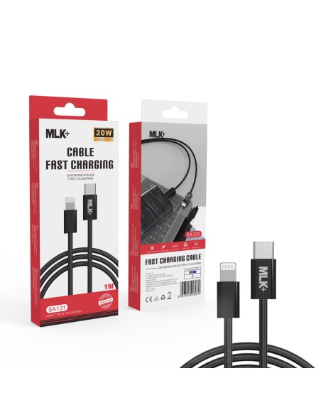 MLK+ TYP C ZU LIGHTNING GEFLOCHTENES LADEKABEL