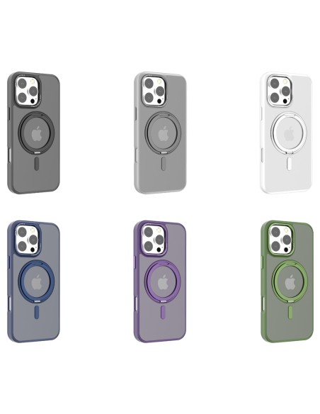 COVER RIGIDA SEMITRASPARENTE MAGNETICA CON FUNZIONE STAND