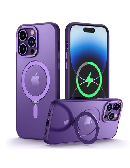 SEMICLEAR MAGNETIC HARD COVER CASE WITH STAND FUNCTION