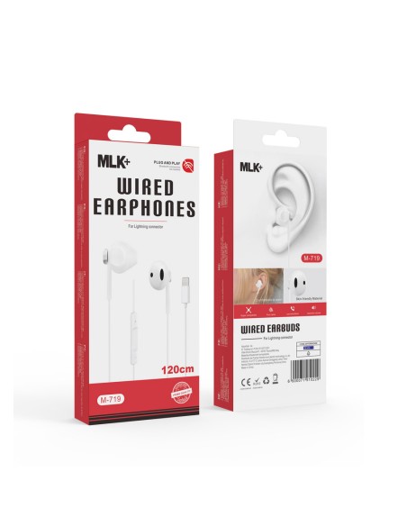 MLK+ IN-EAR WIRED EARPHONES LIGHTNING CONNECTOR