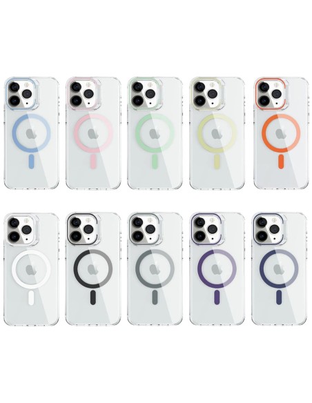 ÉTUI MAGNÉTIQUE TRANSPARENT À COUVERTURE RIGIDE