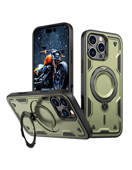 COVER RIGIDA ARMOUR CON SUPPORTO INTEGRATO AD ANELLO