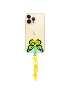 HALSBAND MIT HAKEN UND EMOJI SCHMETTERLING FÜR SMARTPHONE-TASCHE 2