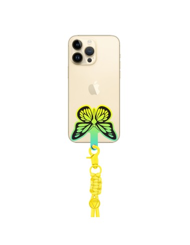 NECK STRAP WITH HOOK AND BUTTERFLY-SHAPED EMOJI FOR SMARTPHONE CASE