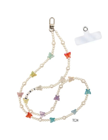 PERLES DE TÉLÉPHONE DE 45 CM DE LONG