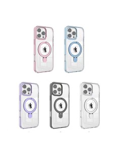 ÉTUI MAGNÉTIQUE TRANSPARENT AVEC BÉQUILLE PLIABLE 2