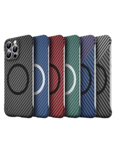 MAGNETIC HARD COVER CASE WITH CARBON-FIBER TEXTURE 2