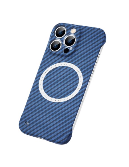 MAGNETIC HARD COVER CASE WITH CARBON-FIBER TEXTURE