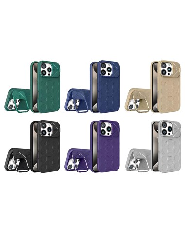 COVER MORBIDA MAGNETICA DESIGN 3D CON PROTEZIONE FOTOCAMERA FUNZIONE STAND