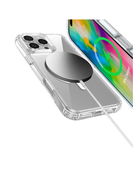 ÉTUI MAGNÉTIQUE TRANSPARENT À COUVERTURE RIGIDE