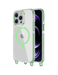 MAGNETIC HARD CLEAR COVER CASE WITH NECK STRAP 2