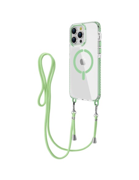 MAGNETIC HARD CLEAR COVER CASE WITH NECK STRAP