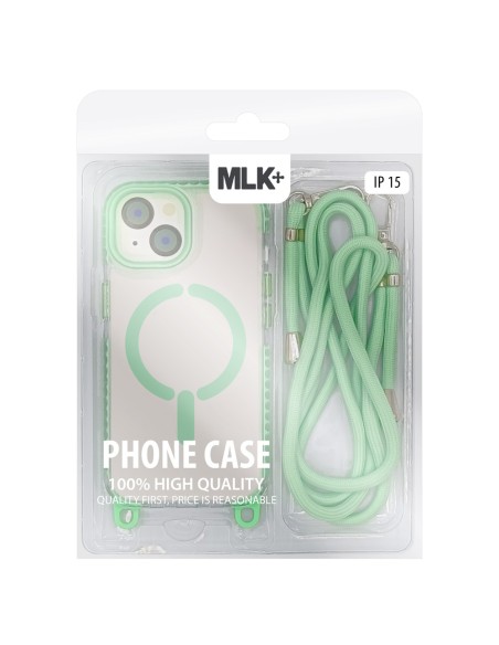 MAGNETIC HARD CLEAR COVER CASE WITH NECK STRAP