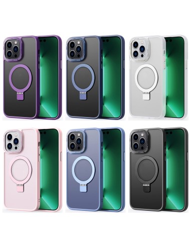 SEMICLEAR MAGNETIC HARD COVER CASE WITH STAND FUNCTION