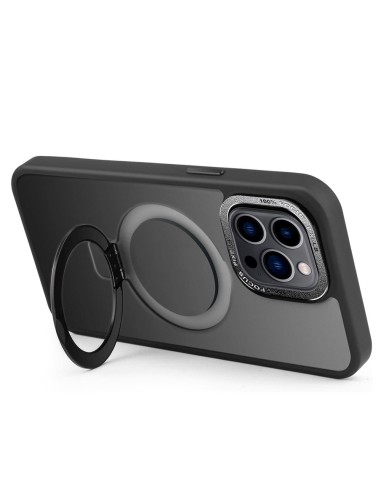 SEMICLEAR MAGNETIC HARD COVER CASE WITH STAND FUNCTION