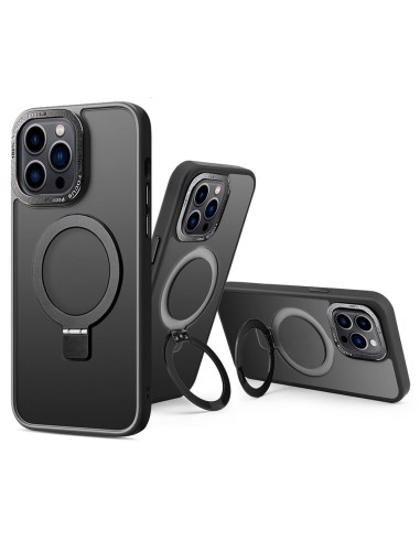 SEMICLEAR MAGNETIC HARD COVER CASE WITH STAND FUNCTION