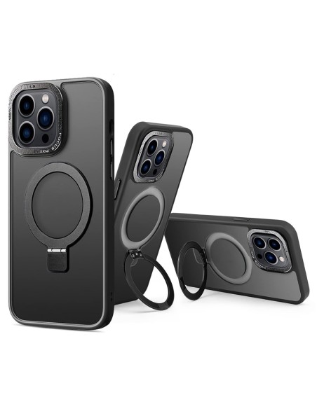 SEMICLEAR MAGNETIC HARD COVER CASE WITH STAND FUNCTION