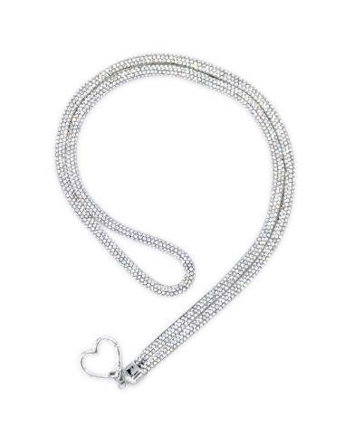 NECK STRAP WITH HOOK AND RHINESTONES FOR SMARTPHONE CASE