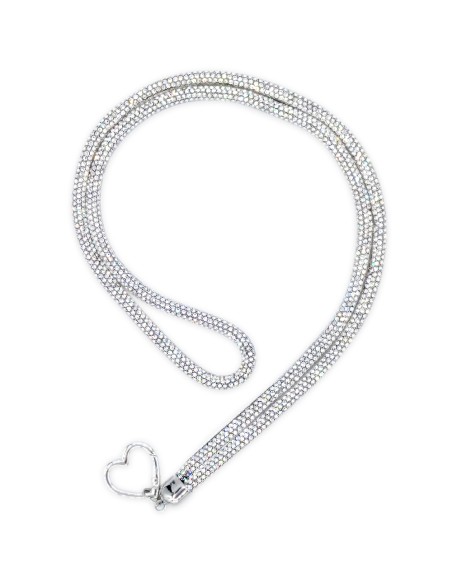 NECK STRAP WITH HOOK AND RHINESTONES FOR SMARTPHONE CASE