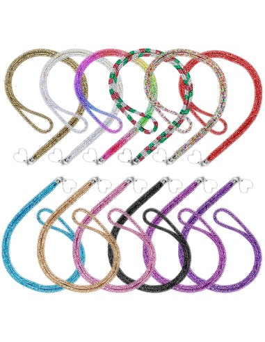 SANGLE DE COU AVEC CROCHET ET STRASS POUR ÉTUI DE SMARTPHONE