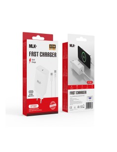 Caricatore da rete porta PD con cavo Type C to Type C