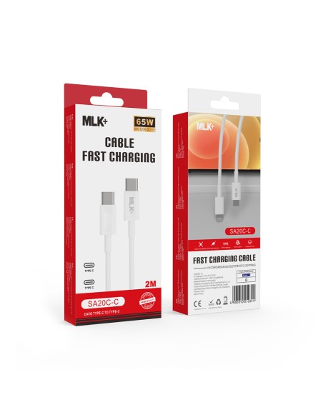 MLK+ FAST CHARGE TYPE C TO TYPE C CABLE