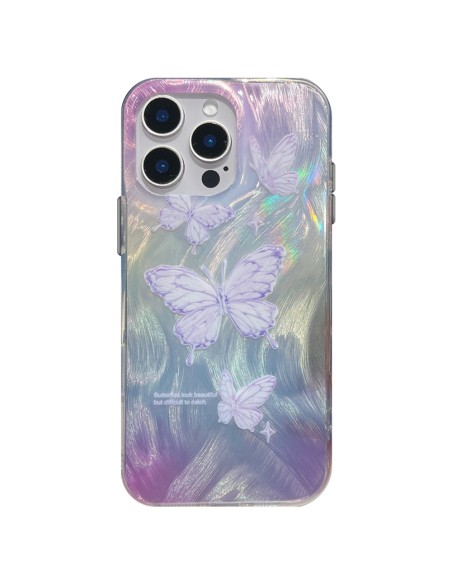 COVER RIGIDA LUCIDA EFFETTO PENNELLATA DESIGN CUORE