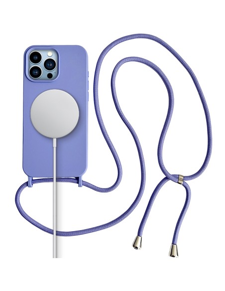 MAGNETISCHE SOFT-TOUCH-HÜLLE MIT UMHÄNGEBAND