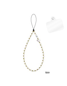 PERLES DE TÉLÉPHONE DE 18 CM DE LONG