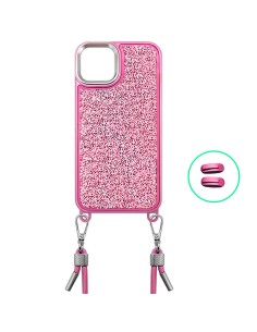 GLITTER HARD COVER CASE WITH NECK STRAP 2