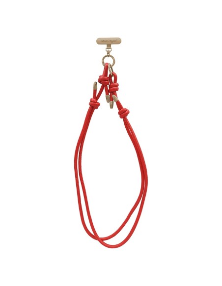 LACCIO DA COLLO IN PELLE PU CON PATCH IN METALLO