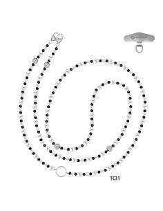 60CM-LONG PHONE BEADS WITH EYEGLASSES HOLDER RING