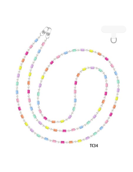 PERLES DE TÉLÉPHONE DE 45 CM DE LONG