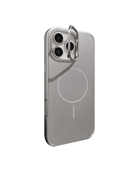 COVER RIGIDA MAGNETICA FINITURA ALLUMINIO FUNZIONE STAND