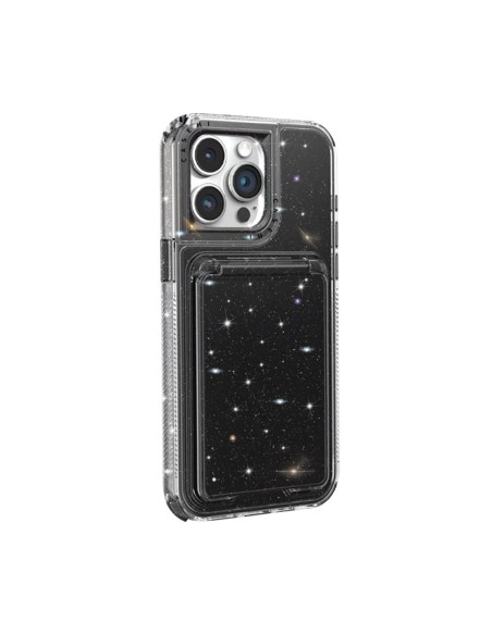 GLITZERNDES HARDCOVER MIT SPIEGEL UND STANDFUNKTION