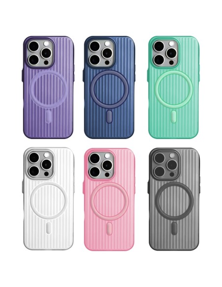MAGNETIC SOFT COVER CASE WITH WAVY PATTERN