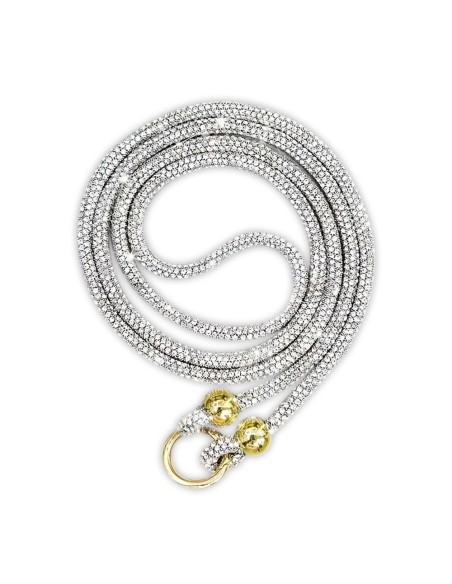 LACCIO DA COLLO CON STRASS E PATCH IN METALLO