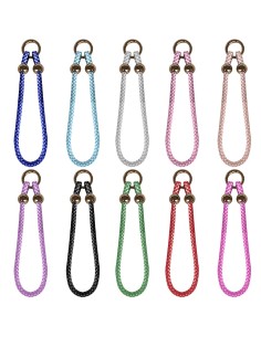 WRIST LACE WITH RHINESTONE AND METAL PATCH