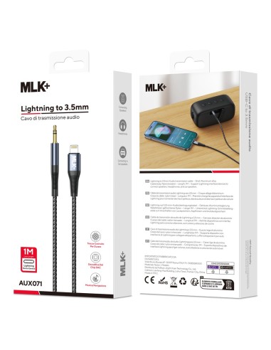 MLK+ CÂBLE LIGHTNING VERS JACK 3,5 MM