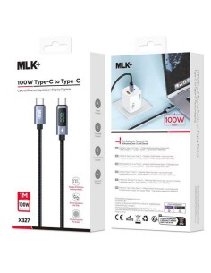 MLK+ 100W TYP C AUF TYP C SCHNELLLADEKABEL GEFLOCHTEN MIT DIGITALER ANZEIGE 2