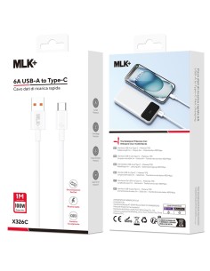 MLK+ 6A CHARGING AND DATA CABLE CONNECTOR TYPE C