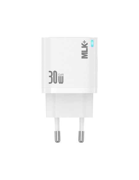 Dual port PD+QC mains charger