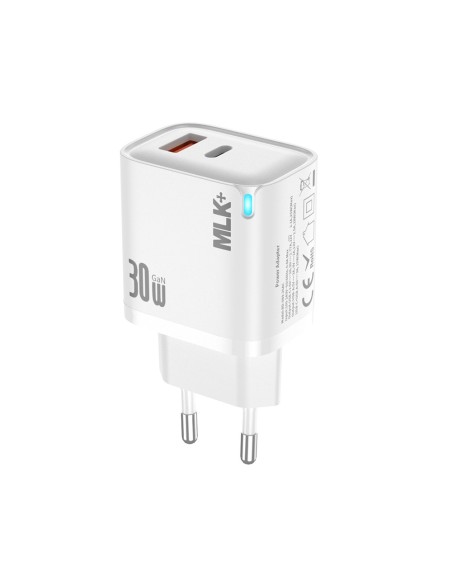 Chargeur secteur PD+QC à double port