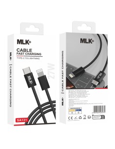 MLK+ TYPE C TO LIGHTNING BRAIDED CHARGING CABLE 2