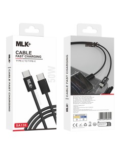 MLK+ CAVO INTRECCIATO FAST CHARGE TYPE C TO TYPE C 2