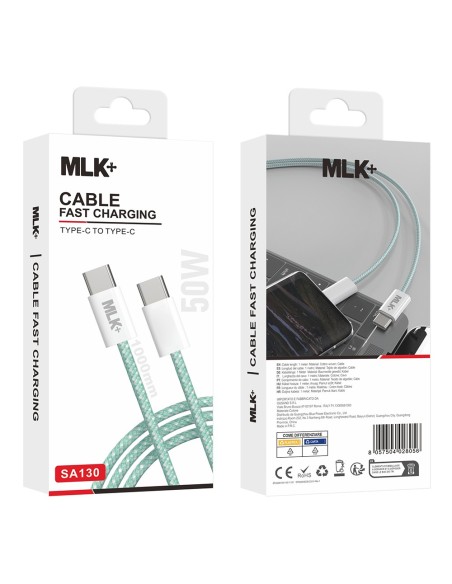 MLK+ TYP C AUF TYP C GEFLOCHTENES LADEKABEL