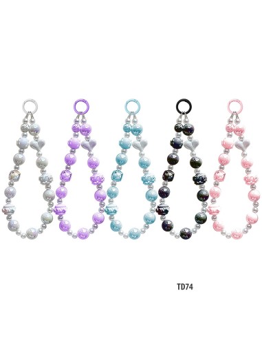 PERLES DE TÉLÉPHONE DE 15 CM DE LONG