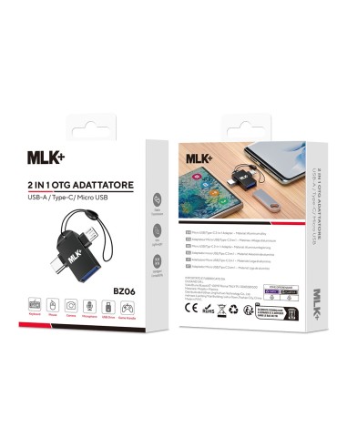 MLK+ 2-IN-1 OTG ADAPTER USB-A / TYP-C / MICRO USB